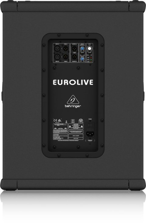 Behringer EUROLIVE B1500XP głośnik 2-drożny Czarny Przewodowa Behringer EUROLIVE B1500XP głośnik 2-drożny Czarny Przewodowa