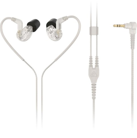 Behringer SD251-CL - słuchawki dokanałowe ze złączem MMCX, przezroczyste Behringer SD251-CL - słuchawki dokanałowe ze złączem MMCX, przezroczyste