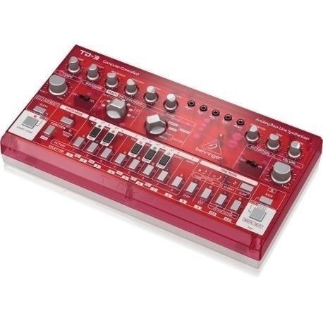 Behringer TD-3-SB Syntezator linii basowej czerwony przeźroczysty Behringer TD-3-SB Syntezator linii basowej czerwony przeźroczysty