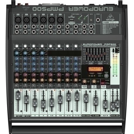 Behringer PMP500 mikser audio 12 kan. 20 - 20000 Hz Behringer PMP500 mikser audio 12 kan. 20 - 20000 Hz