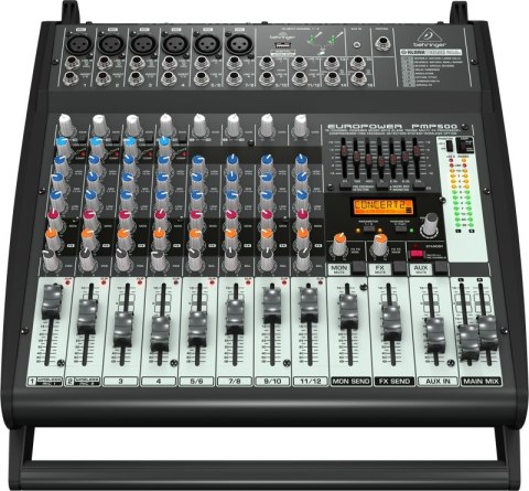 Behringer PMP500 mikser audio 12 kan. 20 - 20000 Hz Behringer PMP500 mikser audio 12 kan. 20 - 20000 Hz
