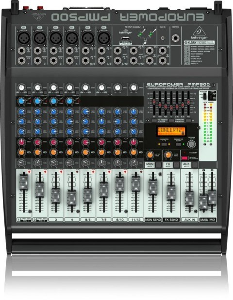 Behringer PMP500 mikser audio 12 kan. 20 - 20000 Hz Behringer PMP500 mikser audio 12 kan. 20 - 20000 Hz