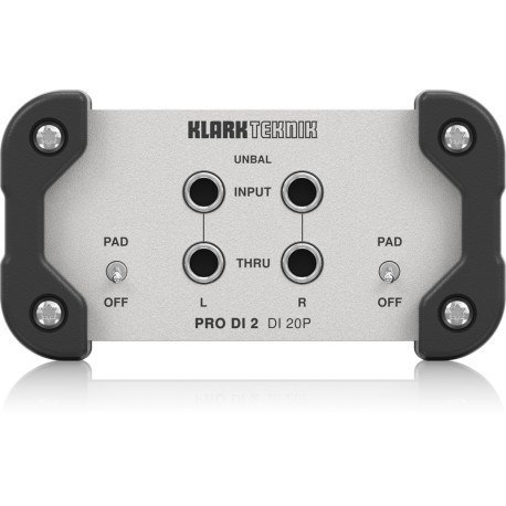 Klark Teknik DI 20P DI-box pasywny stereo Klark Teknik DI 20P DI-box pasywny stereo
