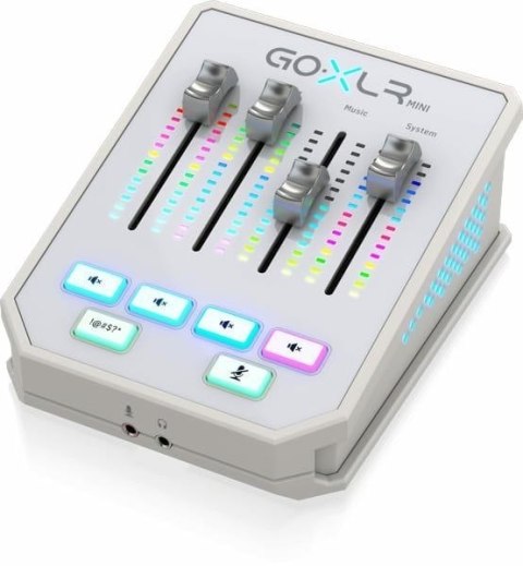 TC Helicon GO XLR Mini-WH Mikser / sampler do streamingu biały TC Helicon GO XLR Mini-WH Mikser / sampler do streamingu biały
