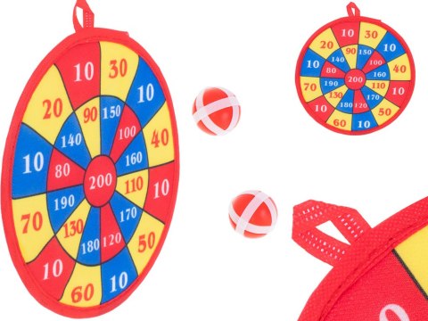Gra na rzepy dart bezpieczne rzutki lotki tarcza 22cm