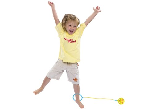 Hula hop na nogę skakanka z piłką