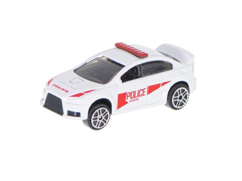 Samochód auto metalowe resorak policja biały 7cm Samochód auto metalowe resorak policja biały 7cm