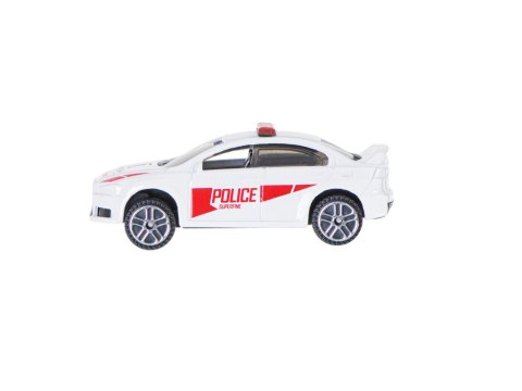 Samochód auto metalowe resorak policja biały 7cm Samochód auto metalowe resorak policja biały 7cm
