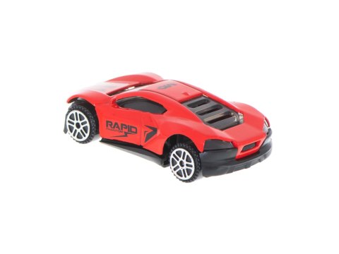 Samochód auto metalowe resorak wyścigowy czerwony 6,5cm Samochód auto metalowe resorak wyścigowy czerwony 6,5cm