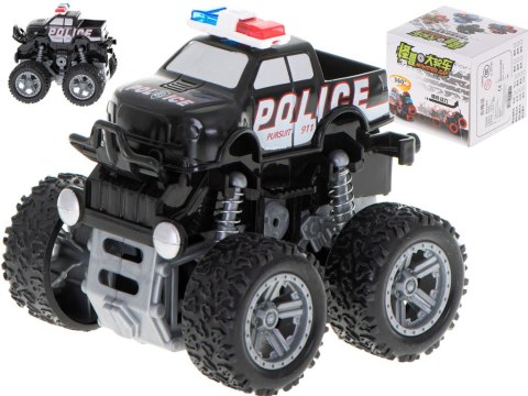 Samochód terenowy Monster Truck z napędem auto policyjne amortyzatory 1:36 Samochód terenowy Monster Truck z napędem auto policyjne amortyzatory 1:36