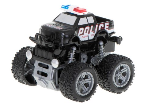 Samochód terenowy Monster Truck z napędem auto policyjne amortyzatory 1:36 Samochód terenowy Monster Truck z napędem auto policyjne amortyzatory 1:36