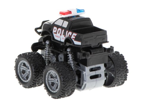Samochód terenowy Monster Truck z napędem auto policyjne amortyzatory 1:36 Samochód terenowy Monster Truck z napędem auto policyjne amortyzatory 1:36