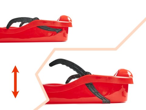 Ślizgacz sanki z hamulcami ślizg bobslej 87cm Ślizgacz sanki z hamulcami ślizg bobslej 87cm