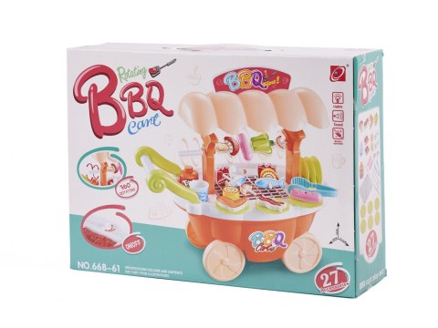 Wózek grill kuchnia na wózeczku dzwięki 27el.