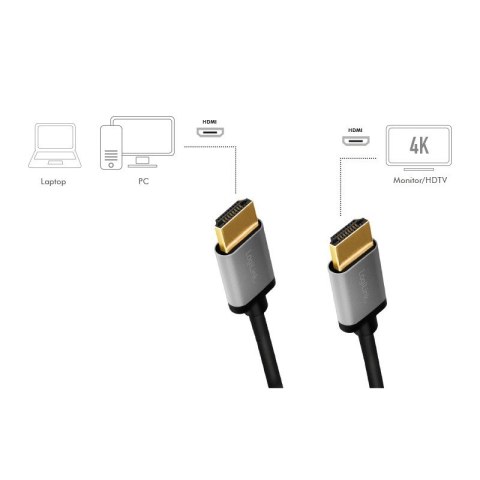 LOGILINK CHA0100 1m /sHDMI Typ A Męska HDMI Typ A Męska LOGILINK CHA0100 1m /sHDMI Typ A Męska HDMI Typ A Męska