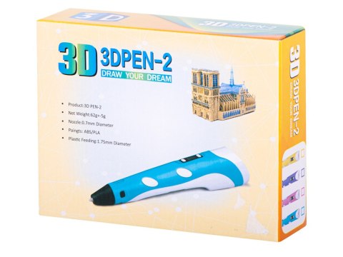 Długopis drukarka pen 3D zestaw + wkłady 9 metrów