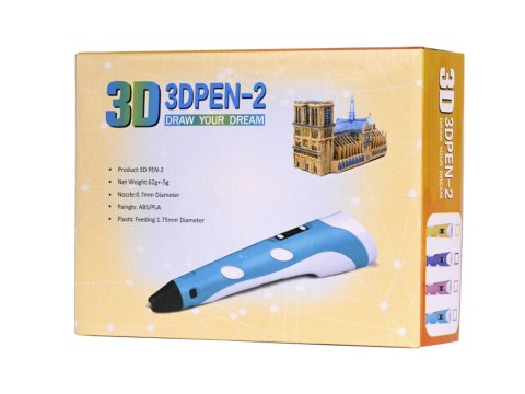 Długopis drukarka pen 3D zestaw + wkłady 9 metrów