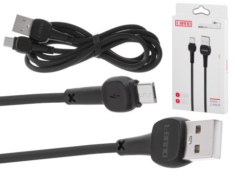 L-BRNO Kabel ładowarka Quick Charge szybkie ładowanie micro USB czarny L-BRNO Kabel ładowarka Quick Charge szybkie ładowanie micro USB czarny