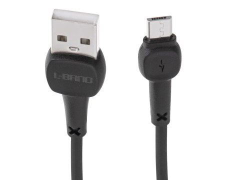 L-BRNO Kabel ładowarka Quick Charge szybkie ładowanie micro USB czarny L-BRNO Kabel ładowarka Quick Charge szybkie ładowanie micro USB czarny