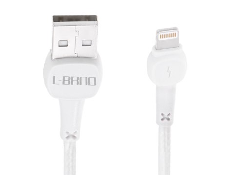 L-BRNO Kabel szybkie ładowanie Lightning biały L-BRNO Kabel szybkie ładowanie Lightning biały