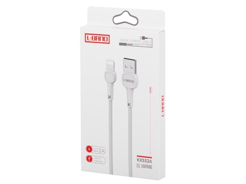 L-BRNO Kabel szybkie ładowanie Lightning biały L-BRNO Kabel szybkie ładowanie Lightning biały