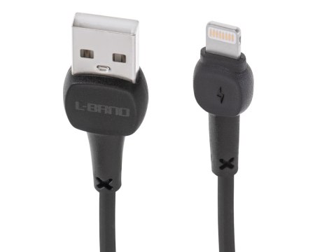 L-BRNO Kabel szybkie ładowanie Lightning czarny L-BRNO Kabel szybkie ładowanie Lightning czarny