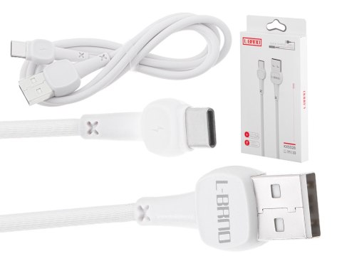 L-BRNO Kabel szybkie ładowanie type-c biały L-BRNO Kabel szybkie ładowanie type-c biały