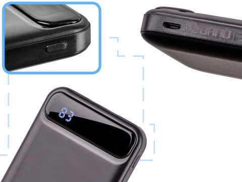 L-BRNO Power Bank PowerBank 10000mAh 2USB czarny L-BRNO Power Bank PowerBank 10000mAh 2USB czarny