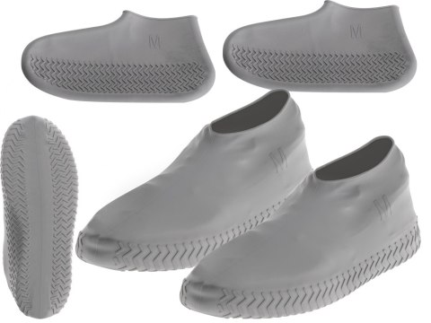 Ochraniacze na buty wodoodporne kalosze M szare roz. 35-38 Ochraniacze na buty wodoodporne kalosze M szare roz. 35-38