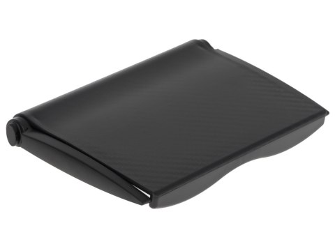 Półka organizer uchwyt na dekoder ekran TV laptopa czarny Półka organizer uchwyt na dekoder ekran TV laptopa czarny