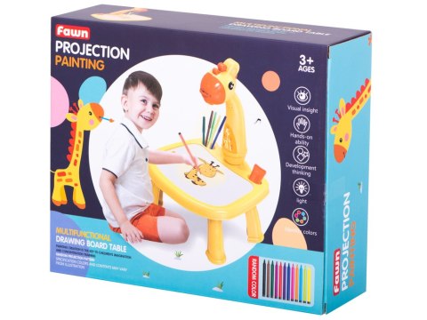 Projektor stół kreślarki do malowania żyrafa