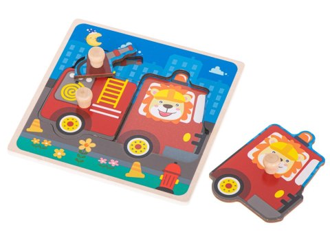 Puzzle drewniane układanka straż pożarna Puzzle drewniane układanka straż pożarna