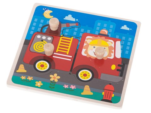 Puzzle drewniane układanka straż pożarna Puzzle drewniane układanka straż pożarna