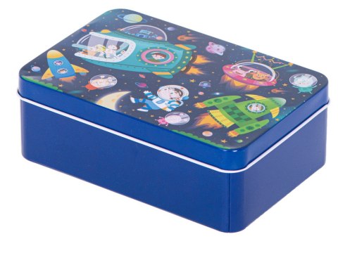 Puzzle drewniane układanka w puszce kosmos 100el