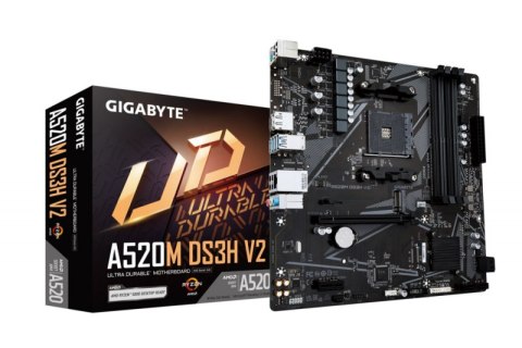 Płyta główna GIGABYTE A520M DS3H V2 (Socket AM4 /micro ATX) Płyta główna GIGABYTE A520M DS3H V2 (Socket AM4 /micro ATX)