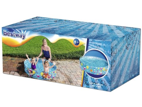 BESTWAY 55028 Basen ogrodowy brodzik 122x25cm BESTWAY 55028 Basen ogrodowy brodzik 122x25cm