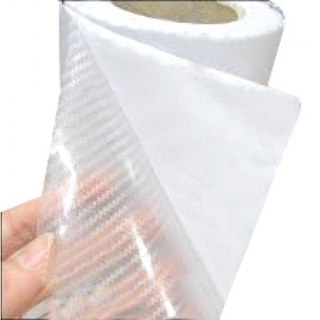 Folia odcinek carbon 3D przezroczysta 1,27x0,1m