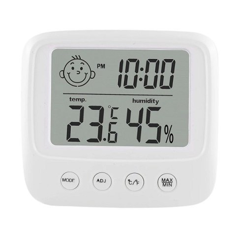 Higrometr zegar termometr pokojowy wilgotnościomierz LCD Higrometr zegar termometr pokojowy wilgotnościomierz LCD