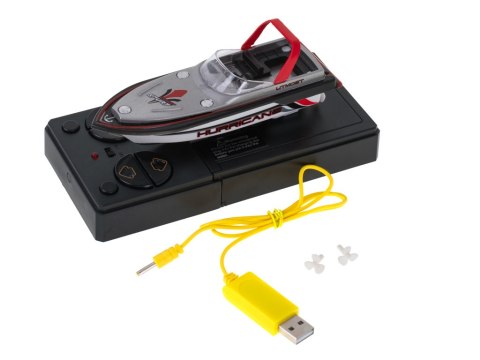 Łódź RC Mini Hurricane 2,4GHz 13cm czerwona Łódź RC Mini Hurricane 2,4GHz 13cm czerwona