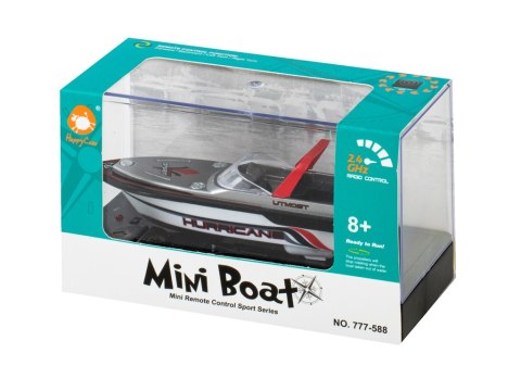 Łódź RC Mini Hurricane 2,4GHz 13cm czerwona Łódź RC Mini Hurricane 2,4GHz 13cm czerwona