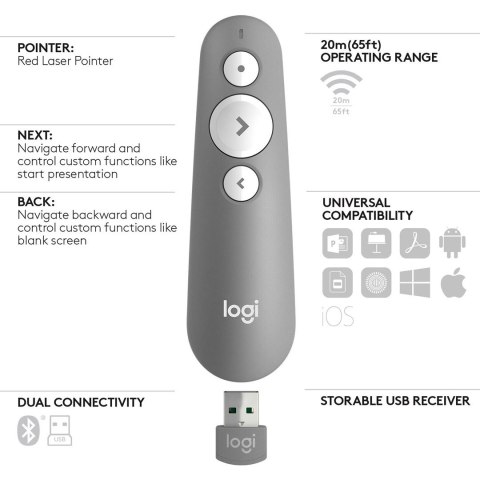 Pilot LOGITECH R500 LASER PRESENTATION Pilot LOGITECH R500 LASER PRESENTATION