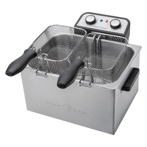 Frytownica Clatronic PC-FR 1038 (4 l; 2,0 kg; 3000W; srebrny) Frytownica Clatronic PC-FR 1038 (4 l; 2,0 kg; 3000W; srebrny)