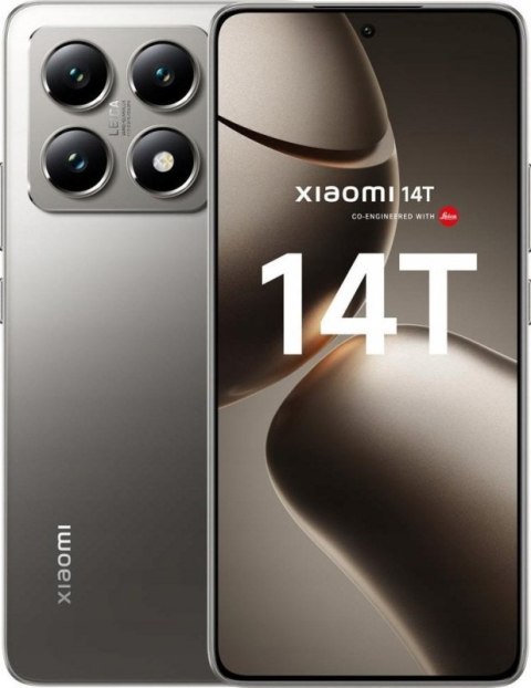 Smartphone XIAOMI 14T 5G 12/256 GB Szary 256 GB Szary 58951 Smartphone XIAOMI 14T 5G 12/256 GB Szary 256 GB Szary 58951