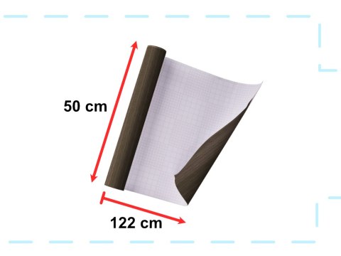 Folia odcinek samoprzylepna okleina tapeta dąb ciemny szary 1,22x0,5m
