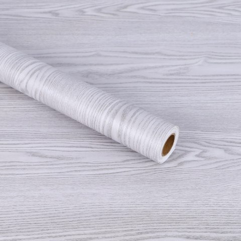 Folia odcinek samoprzylepna okleina tapeta dąb srebrno-szary 1,22x0,5m