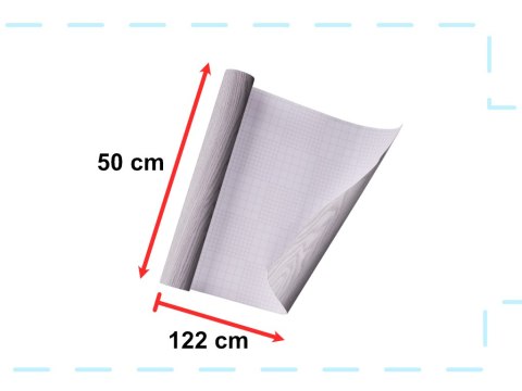 Folia odcinek samoprzylepna okleina tapeta dąb srebrno-szary 1,22x0,5m