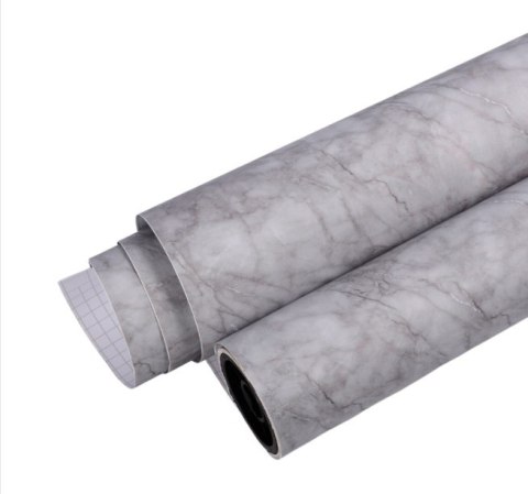 Folia odcinek samoprzylepna okleina tapeta marmur szary 1,22x0,5m