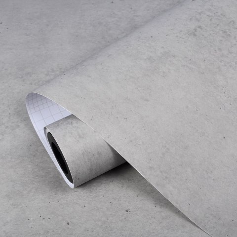 Folia odcinek samoprzylepna okleina tapeta niebiesko-szary cement 1,22x0,5m