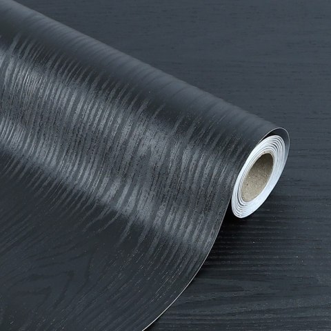 Folia rolka samoprzylepna okleina tapeta dąb czarny 1,22x50m Folia rolka samoprzylepna okleina tapeta dąb czarny 1,22x50m