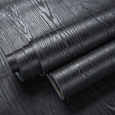 Folia rolka samoprzylepna okleina tapeta dąb czarny 1,22x50m Folia rolka samoprzylepna okleina tapeta dąb czarny 1,22x50m